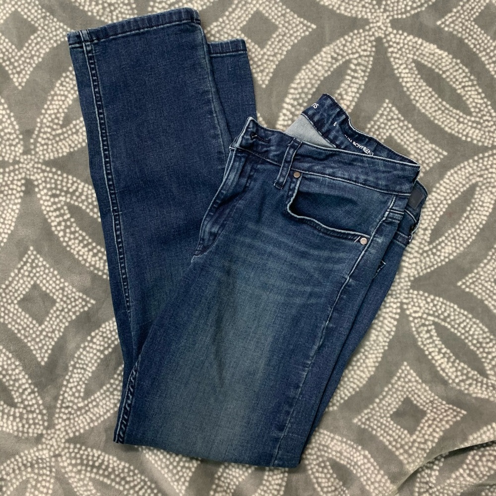 Calvin Klein Jeans Women's Dark Blue Boyfriend Jeans